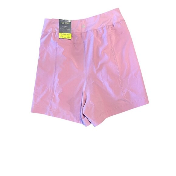 Tek Gear Women's Plus Size 3X Mid Rise Workout Shorts Relaxed Fit Lavender - Picture 7 of 7